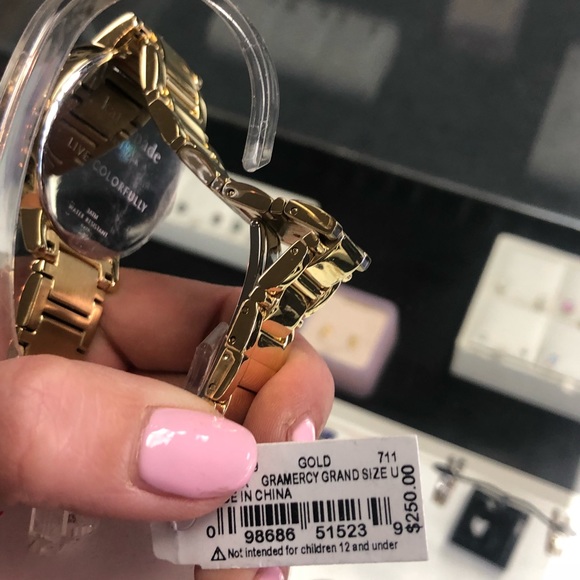 Kate Spade Gramercy Grand Gold Watch - Picture 5 of 5